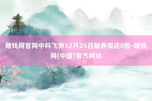 赌钱网官网中科飞测12月25日融券偿还0股-赌钱网(中国)官方网站